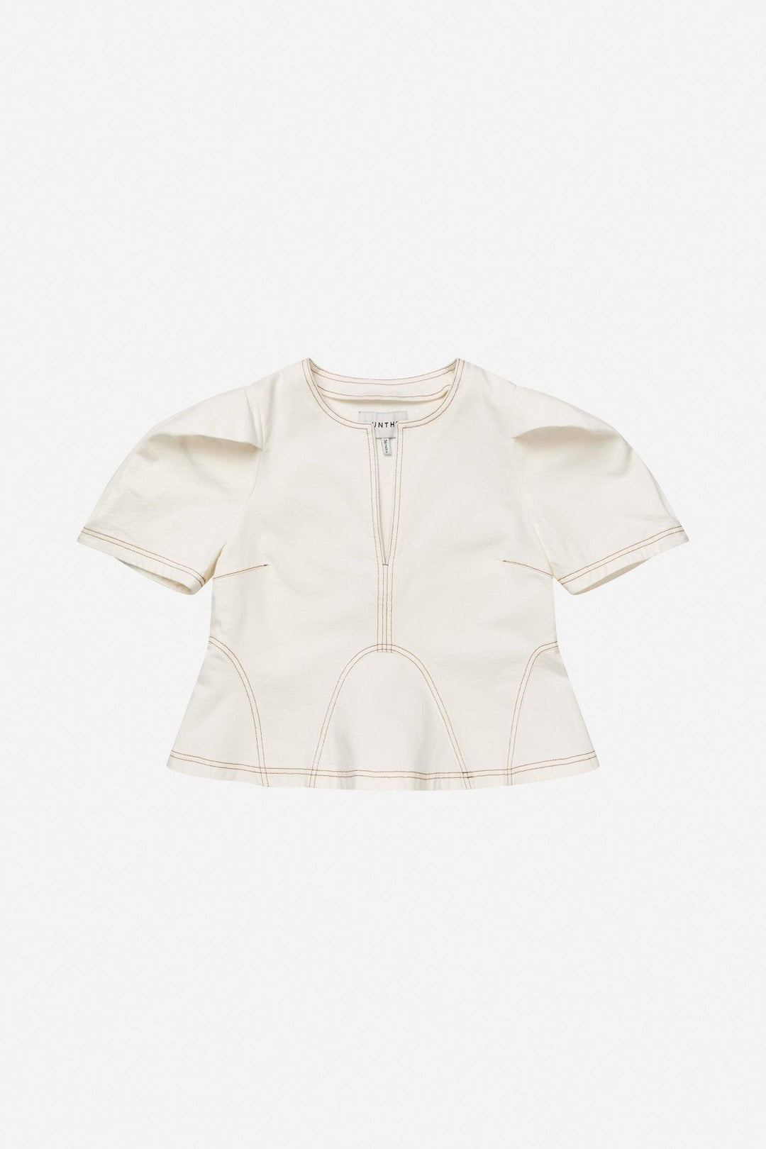 MUNTHE hvit bluse - forfra