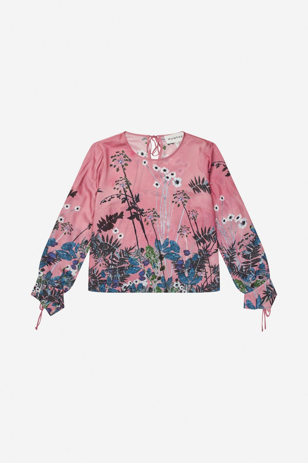 MUNTHE rosa bluse - helfigur