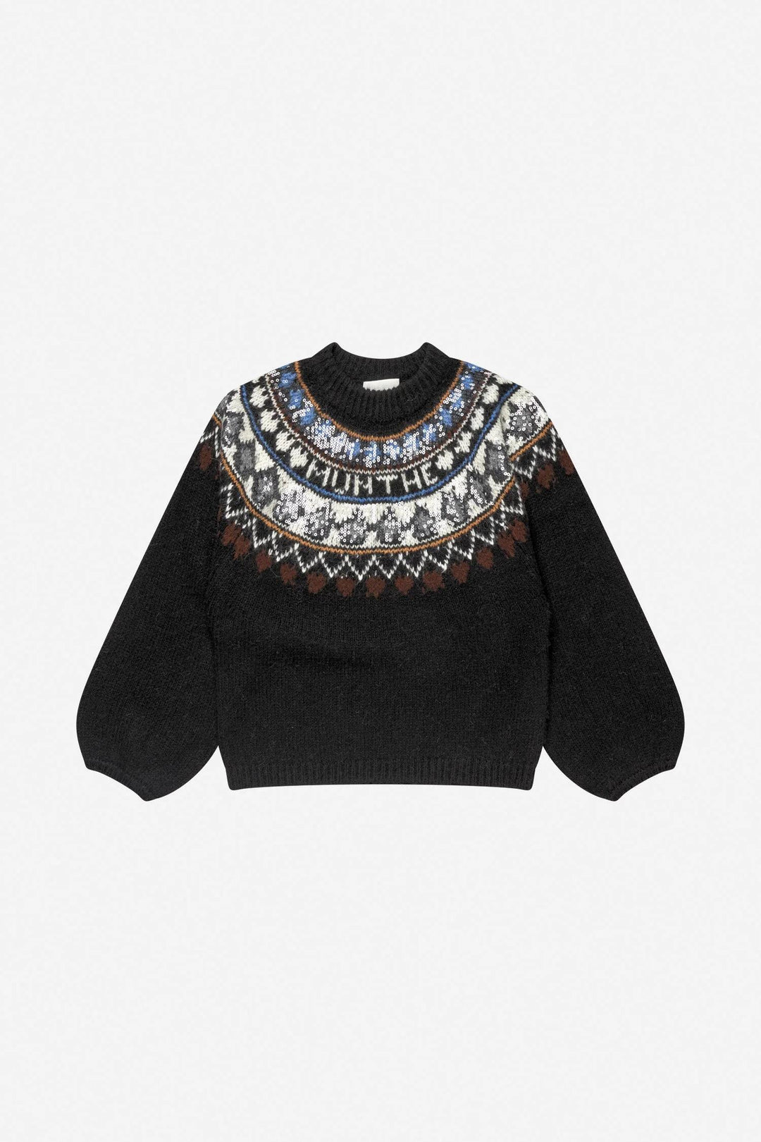Vaffie Knit, Mix Black