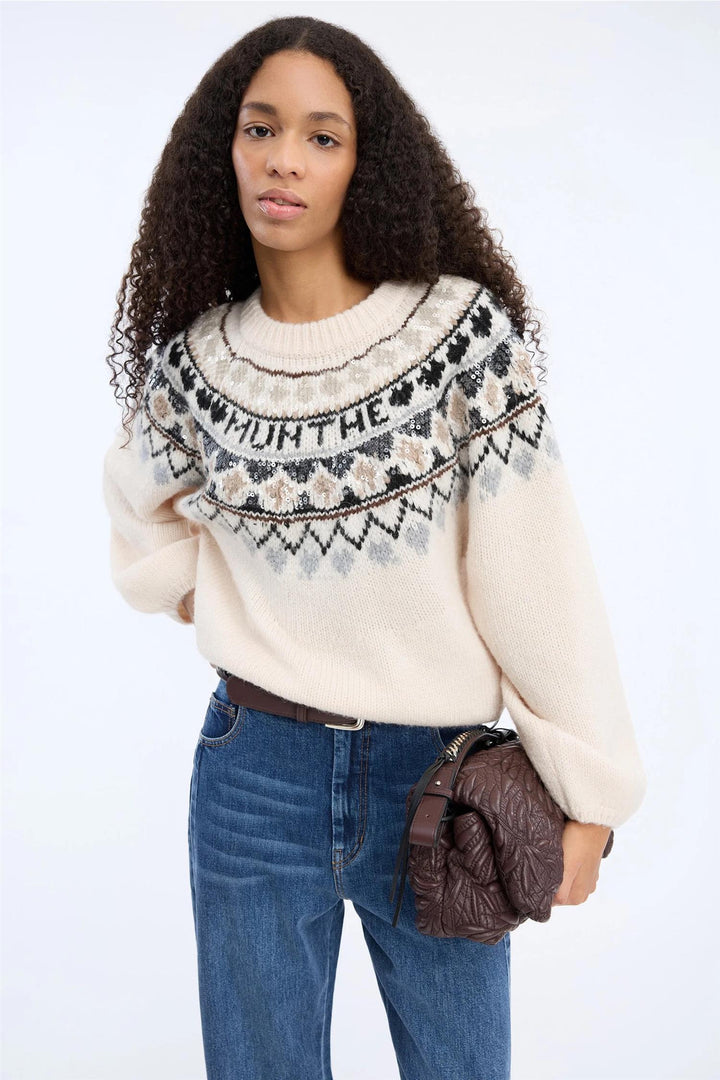 Vaffie Knit, Mix Creme