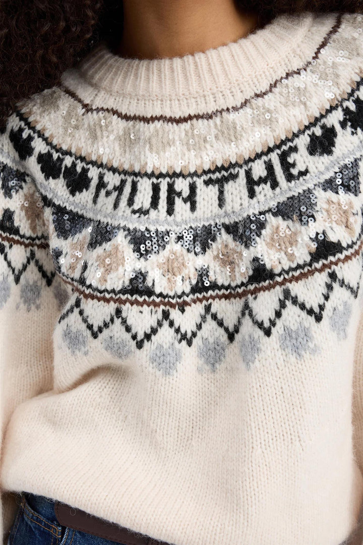 Vaffie Knit, Mix Creme