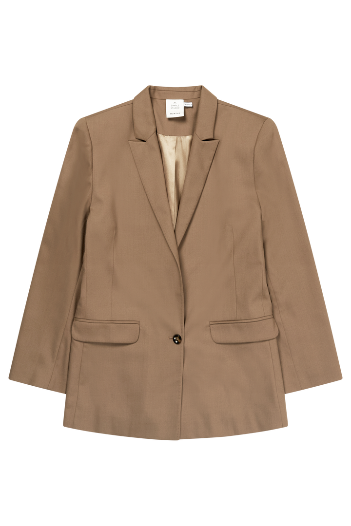 MUNTHE kamel jakke blazer - forfra