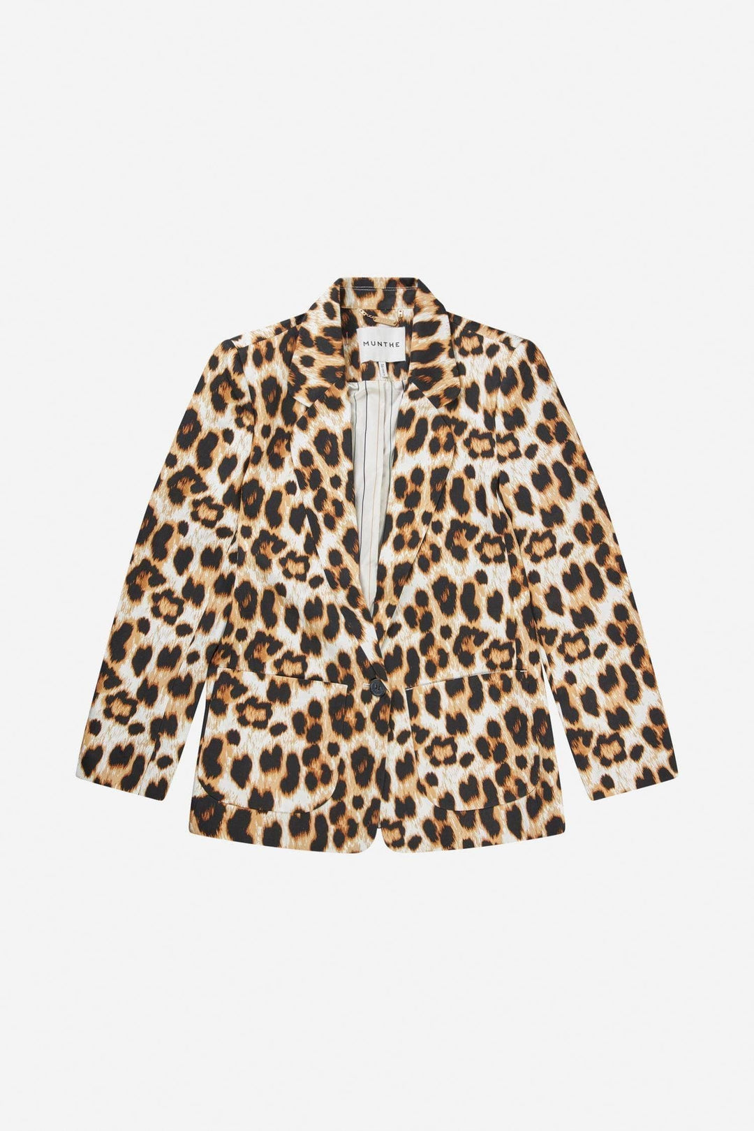 MUNTHE beige jakke blazer - forfra