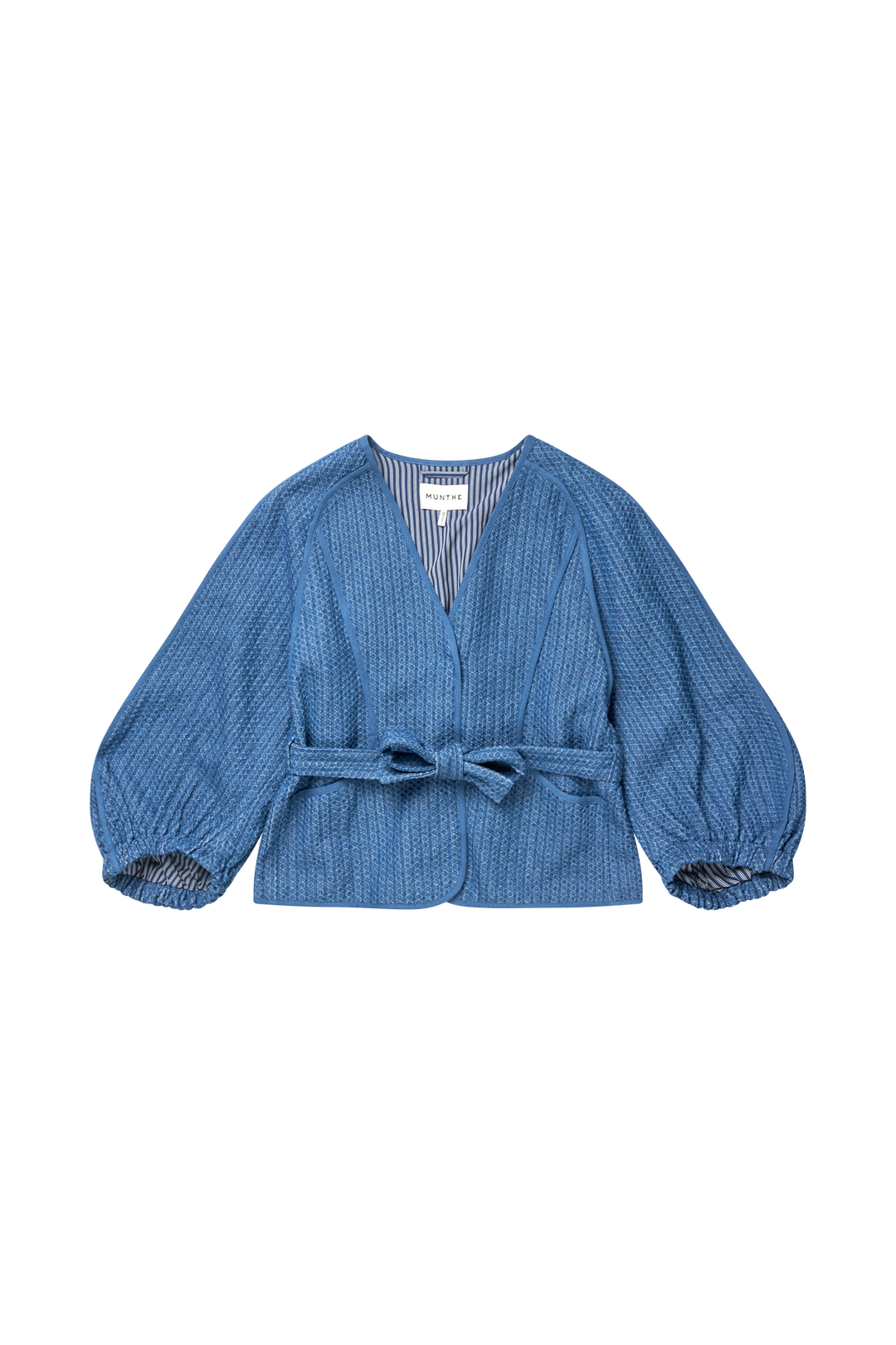 MUNTHE indigo jakke - forfra