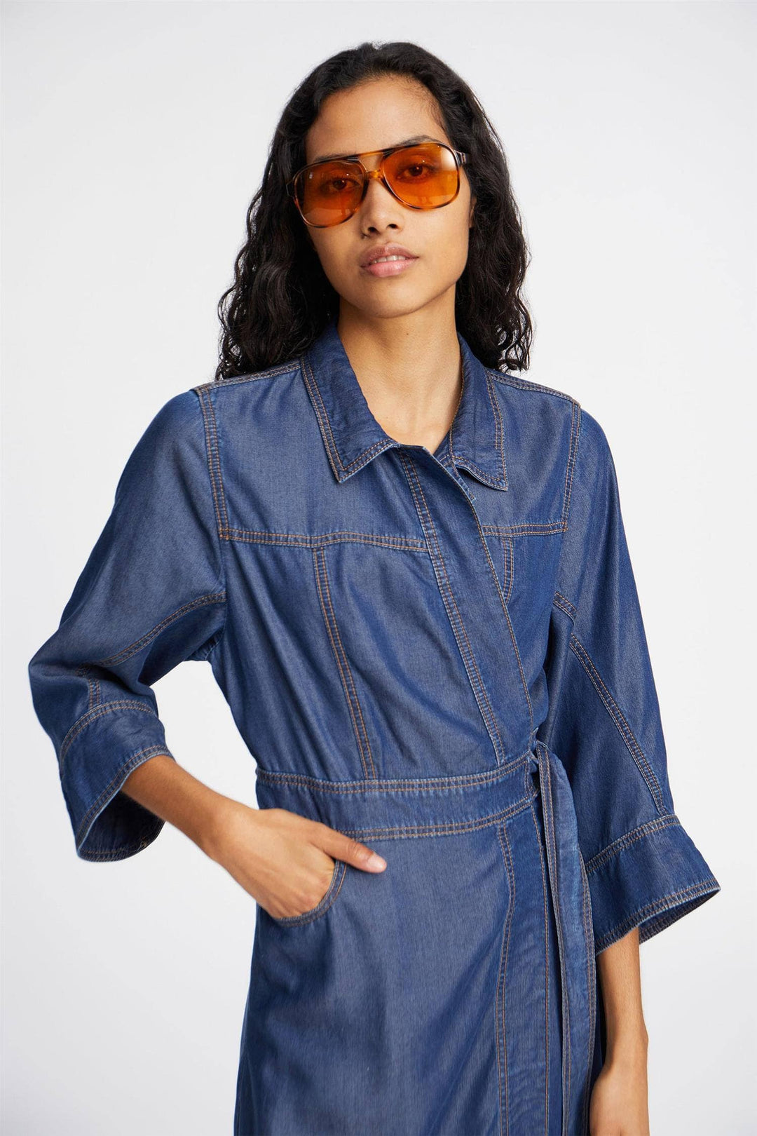 Prescott Dress, Indigo
