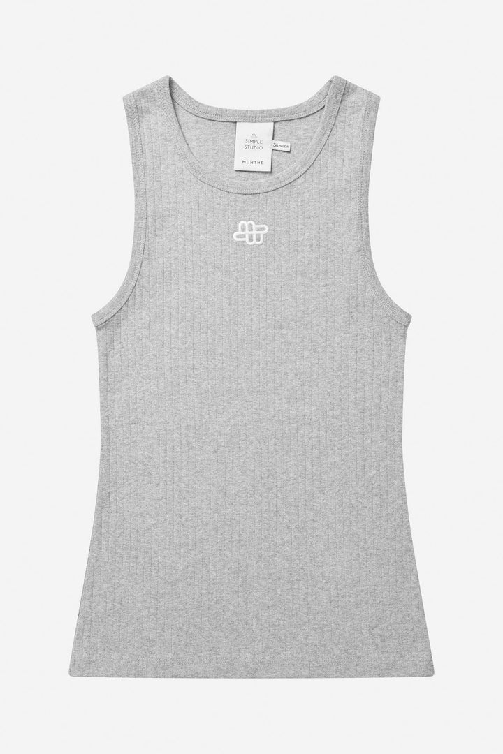 MUNTHE grå overdel singlet - forfra