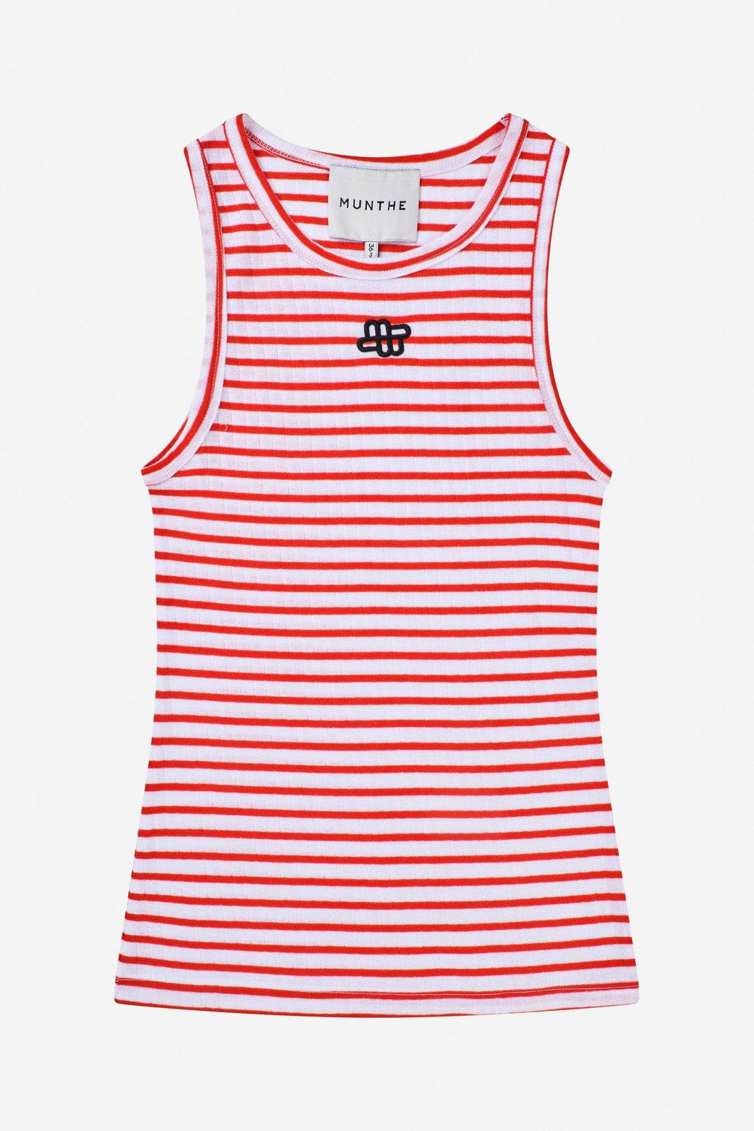 MUNTHE rød overdel singlet - forfra