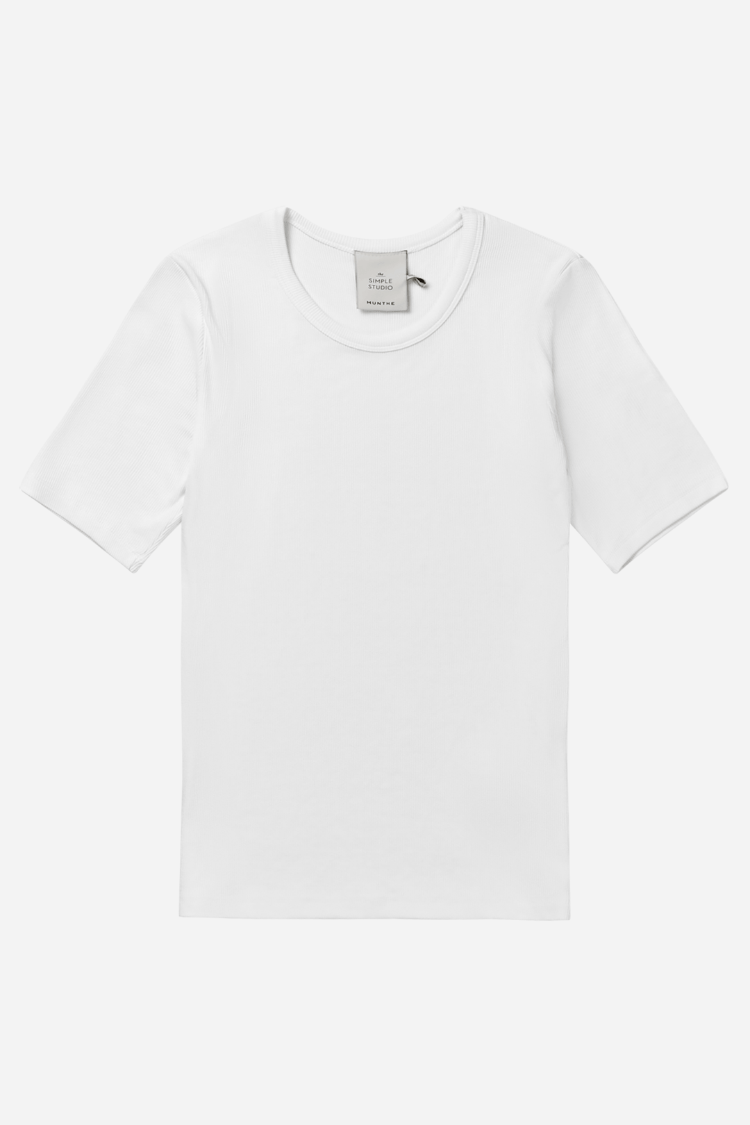 MUNTHE hvit overdel t-shirt - forfra
