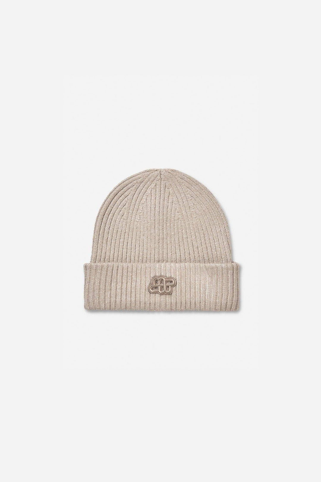 MUNTHE beige tilbehør lue - forfra