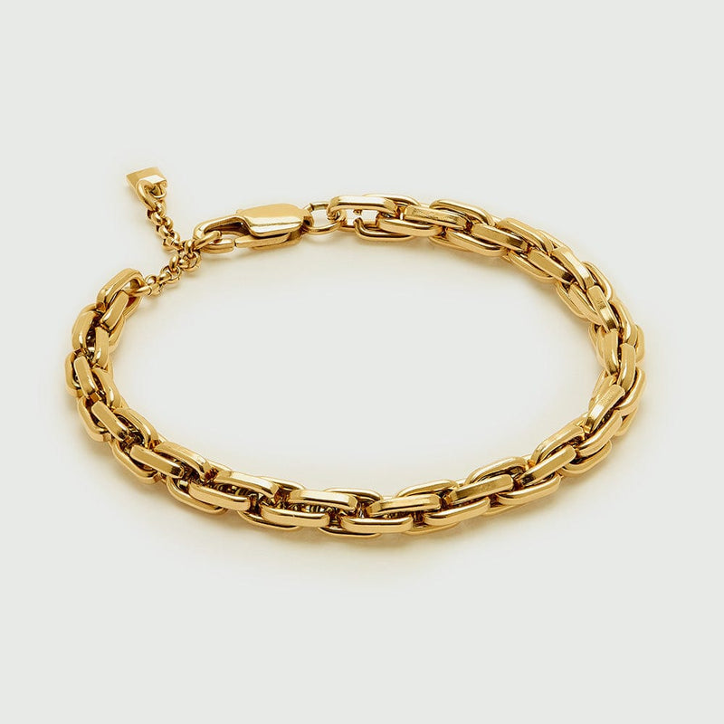 Orelia gull smykker armbånd - liggende flat