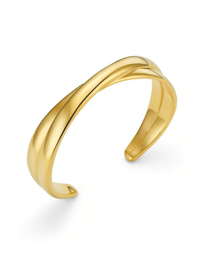 LUXE Polished Cross Bangle