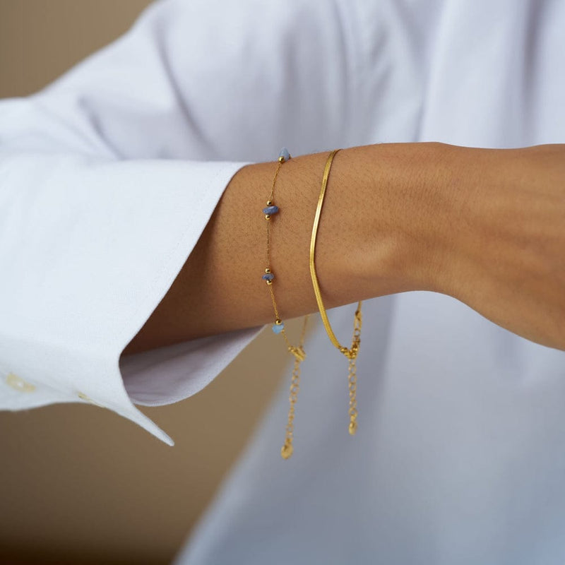 Orelia gull smykker armbånd - helfigur