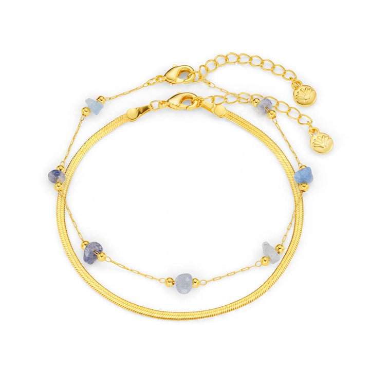 Orelia gull smykker armbånd - helfigur