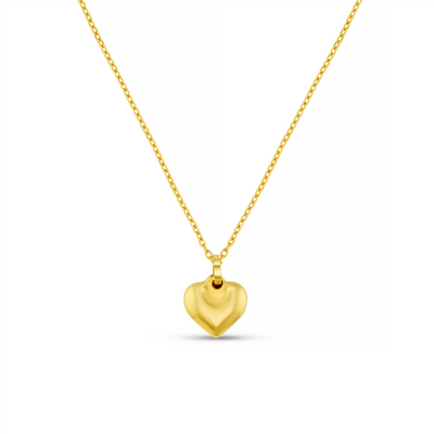 LUXE Domed Heart Necklace fra Orelia - bilde 3