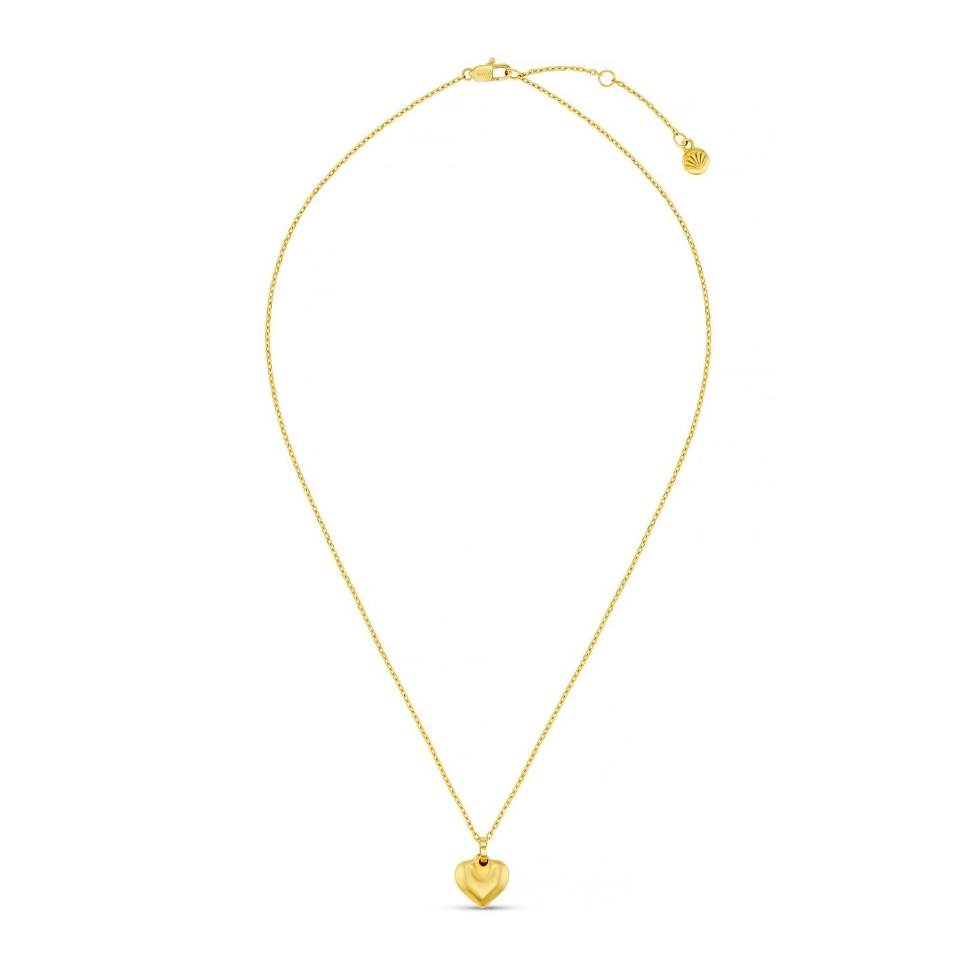 LUXE Domed Heart Necklace fra Orelia hos Tråkk Inn