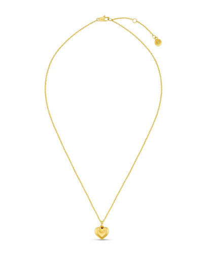 LUXE Domed Heart Necklace