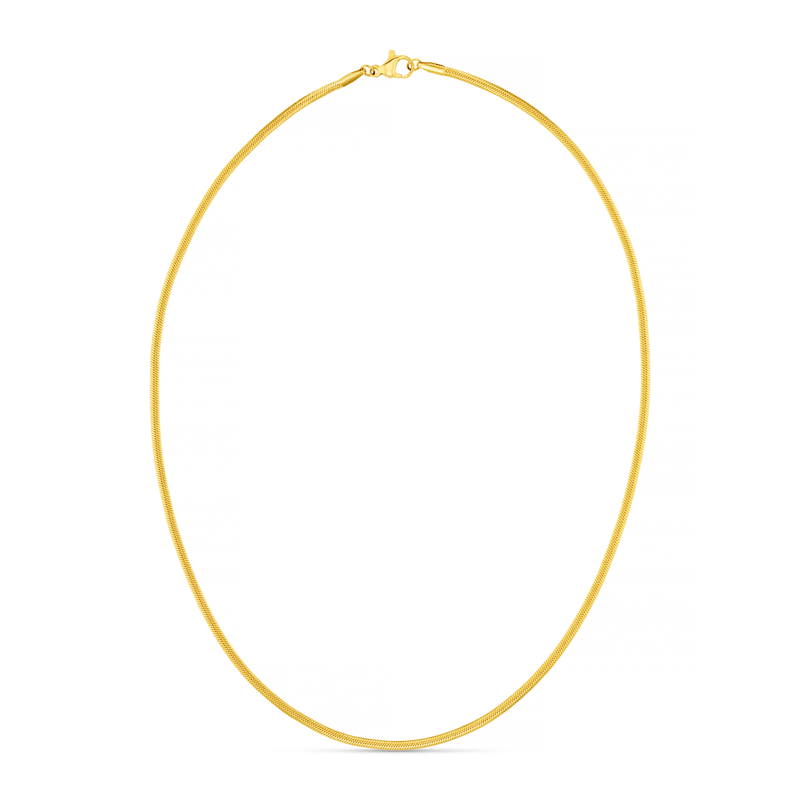 LUXE Flat Snake Chain Necklace fra Orelia hos Tråkk Inn