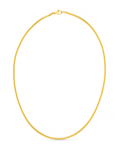 LUXE Flat Snake Chain Necklace