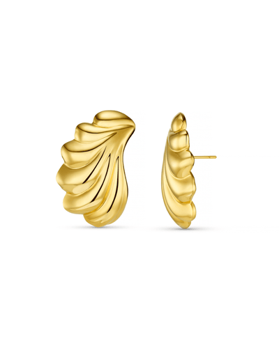 Luxe Statement Shell Stud Earrings