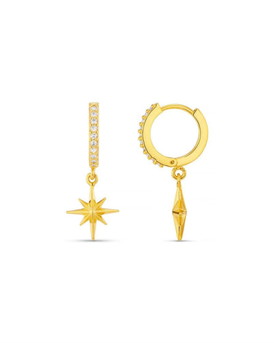 Pave Drop Earring
