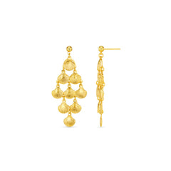 Statement Shell Chandelier Earrings
