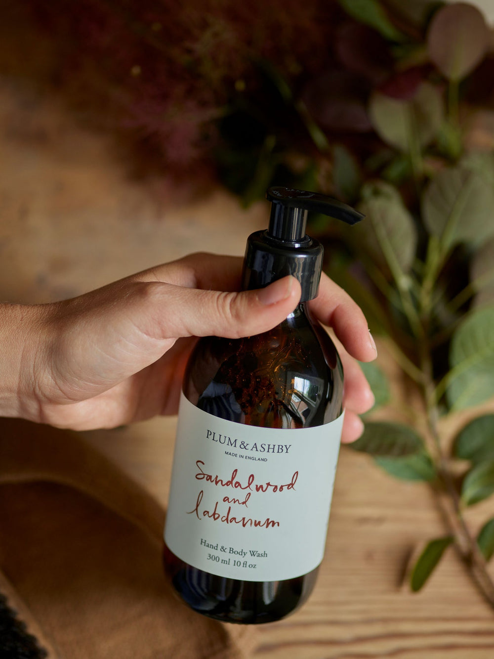 Plum & Ashby brun tilbehør - på modell