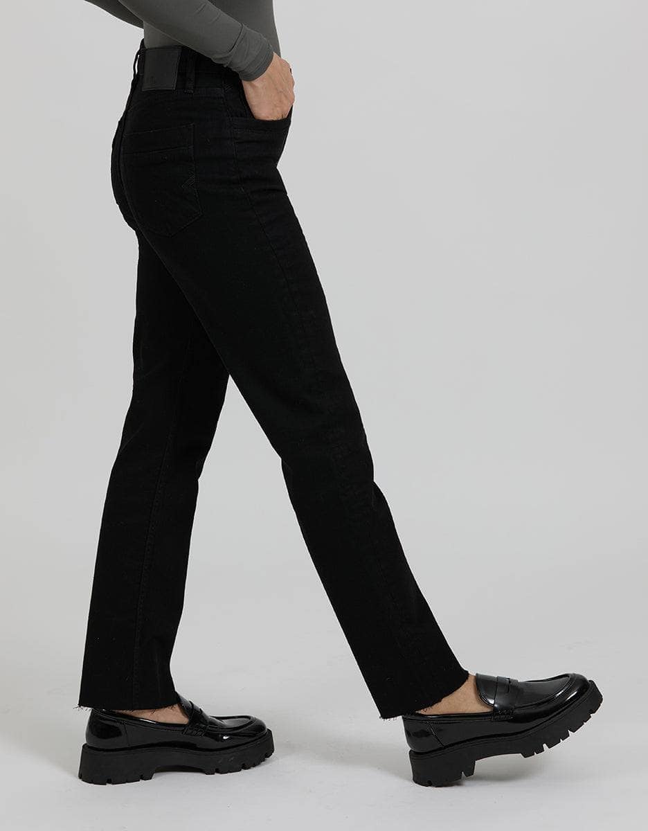 REIKO svart bukse jeans - fra siden