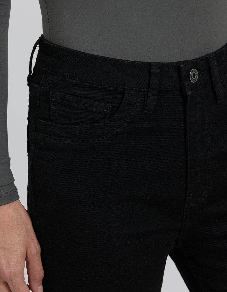 REIKO svart bukse jeans - nærbilde 1