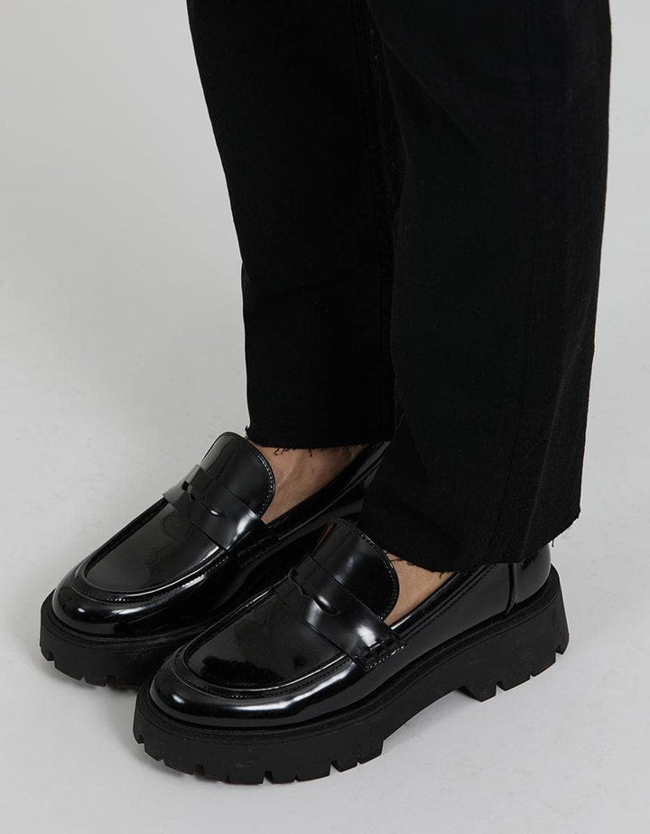 REIKO svart bukse jeans - nærbilde 3