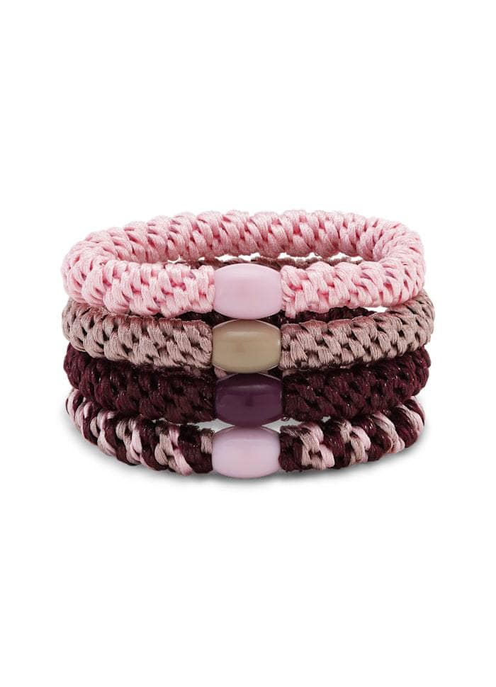 4-pack Basic Essentials Elastics, Blush fra Sui Ava hos Tråkk Inn