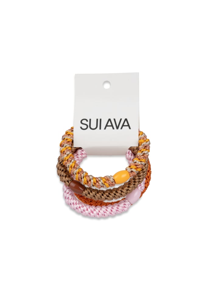 Sui Ava rosa tilbehør stripet - helfigur