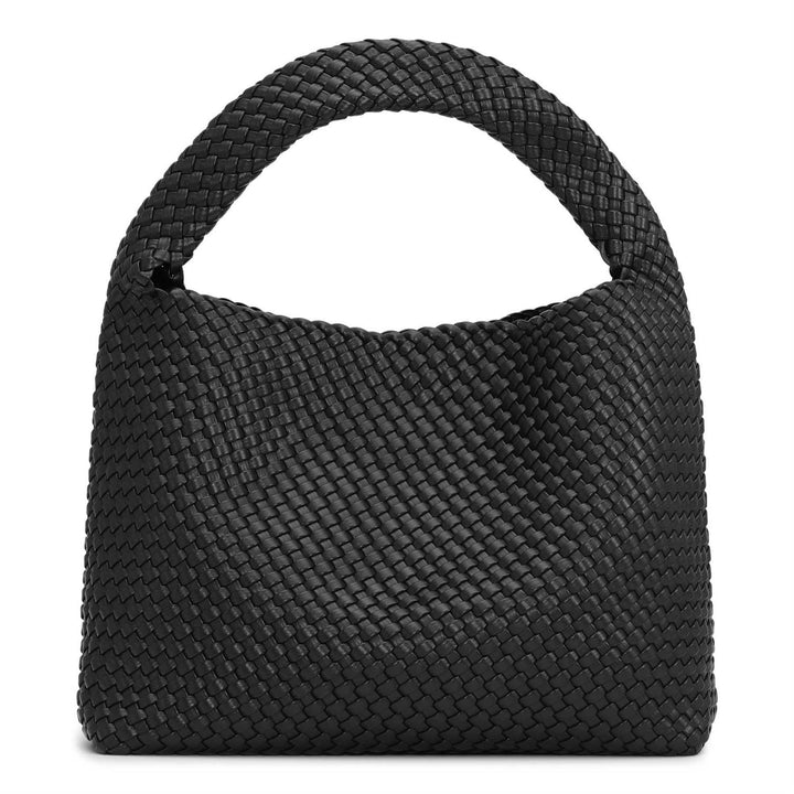 Woven Daily Shopper + Pouch, Black