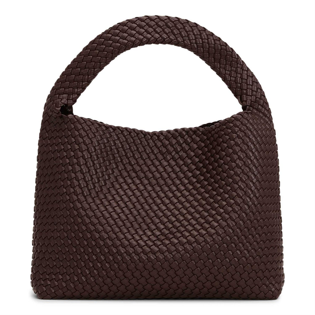 Woven Daily Shopper + Pouch, Brown