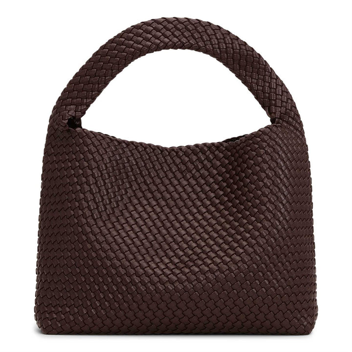Woven Daily Shopper + Pouch, Brown
