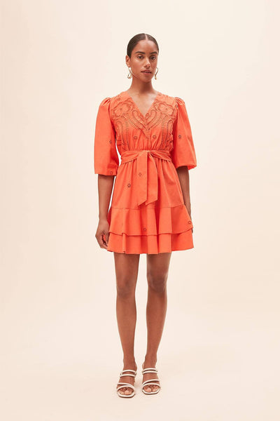 Woven Robe Cliff, Orange