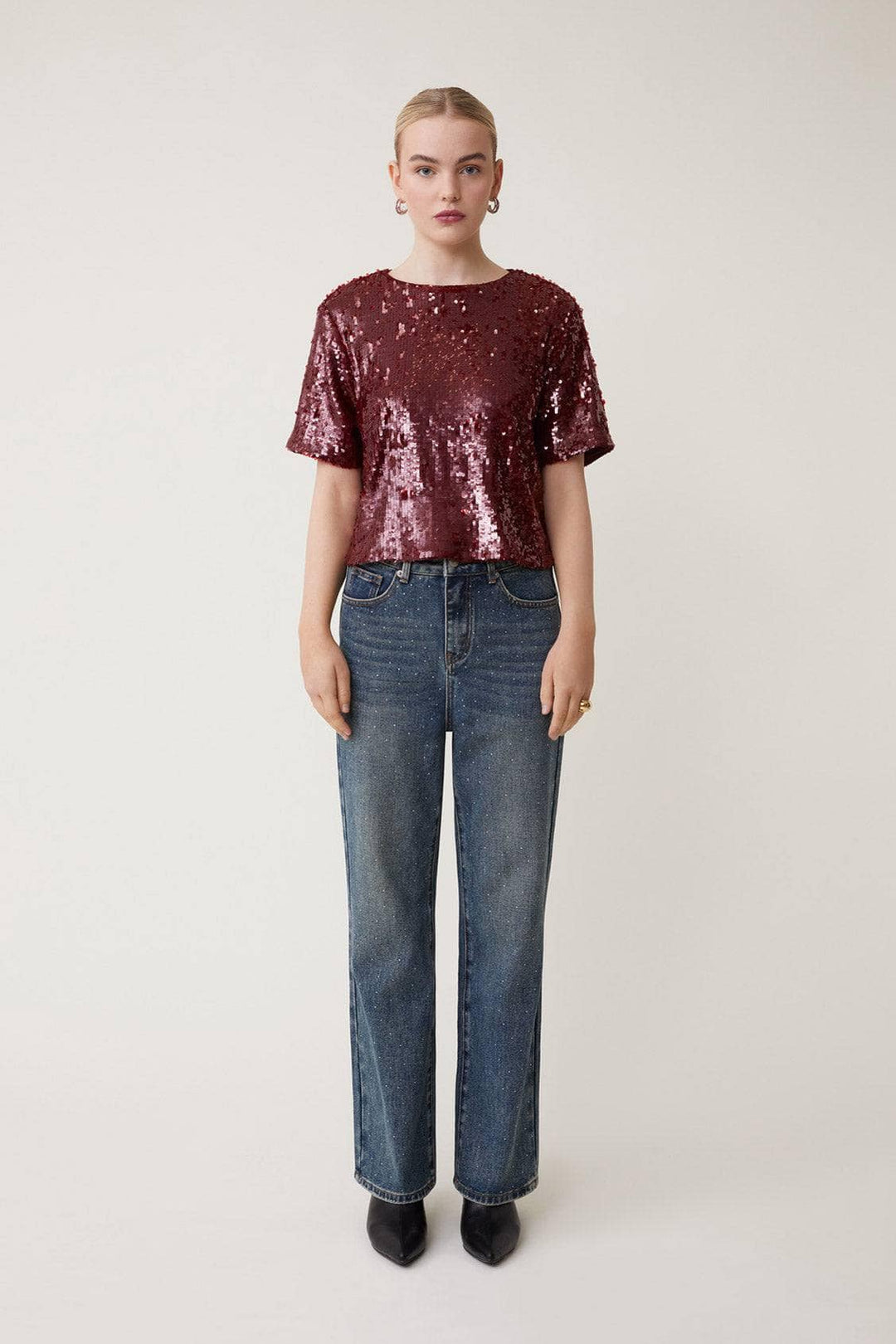 Suncoo bordeaux overdel - på modell 2