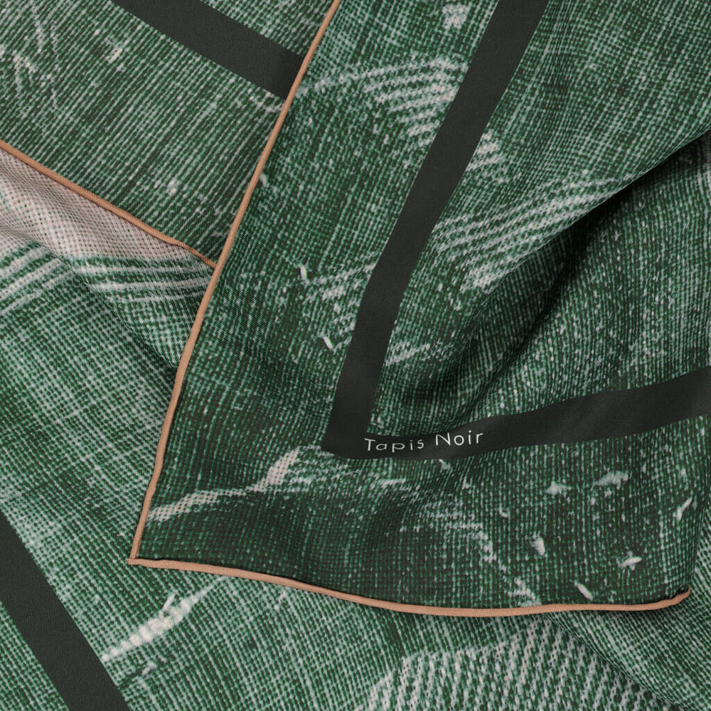 Tapis Noir grønn tilbehør skjerf - liggende flat