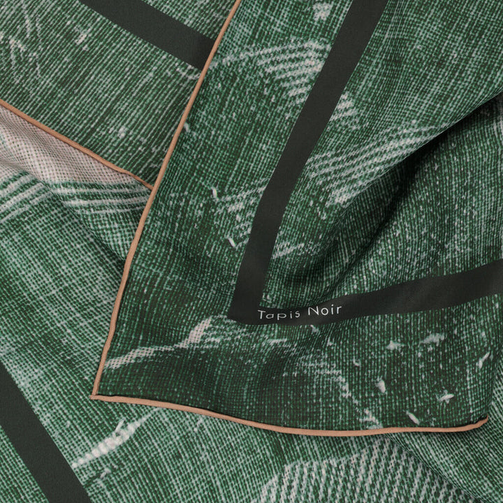 Tapis Noir grønn tilbehør skjerf - liggende flat