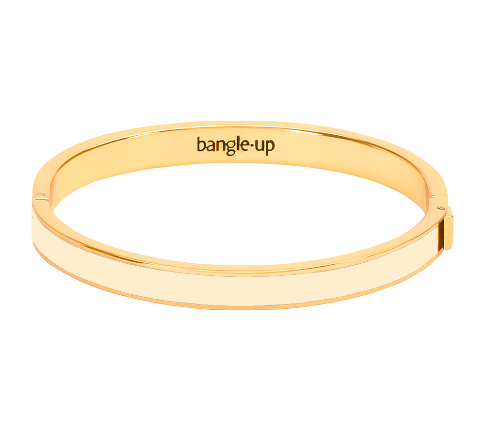 Bangle Bracelet, White Sand