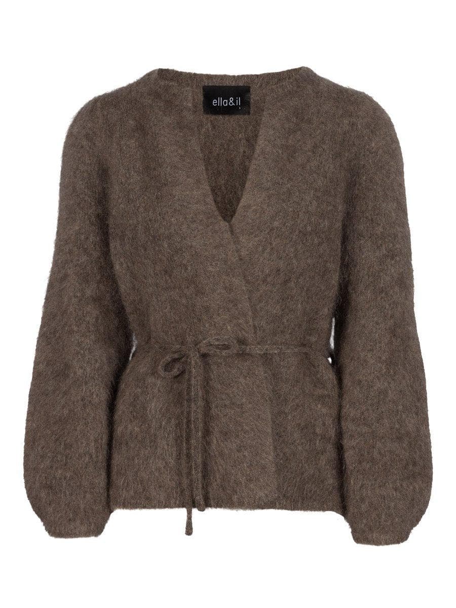 Fredrikke Chunky Cardigan, Brown