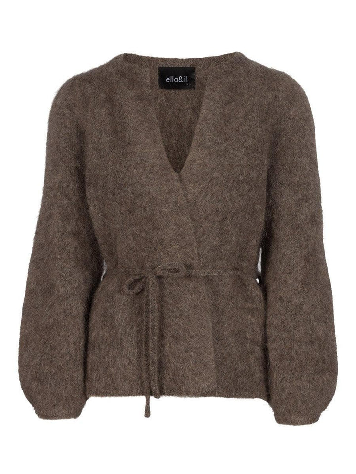 Fredrikke Chunky Cardigan, Brown