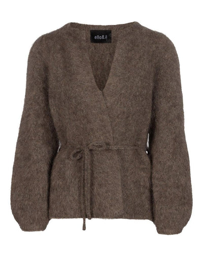 Fredrikke Chunky Cardigan, Brown