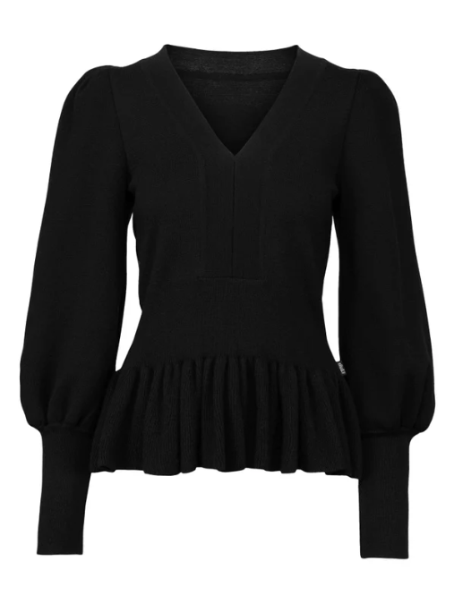 Lua Merino Sweater, Black