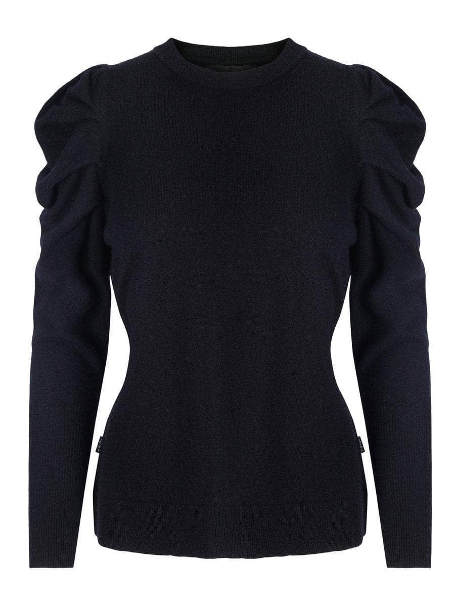 Luna Wool Sweater, Black