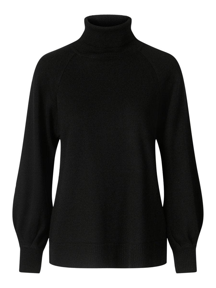 Minken Merino Sweater, Black
