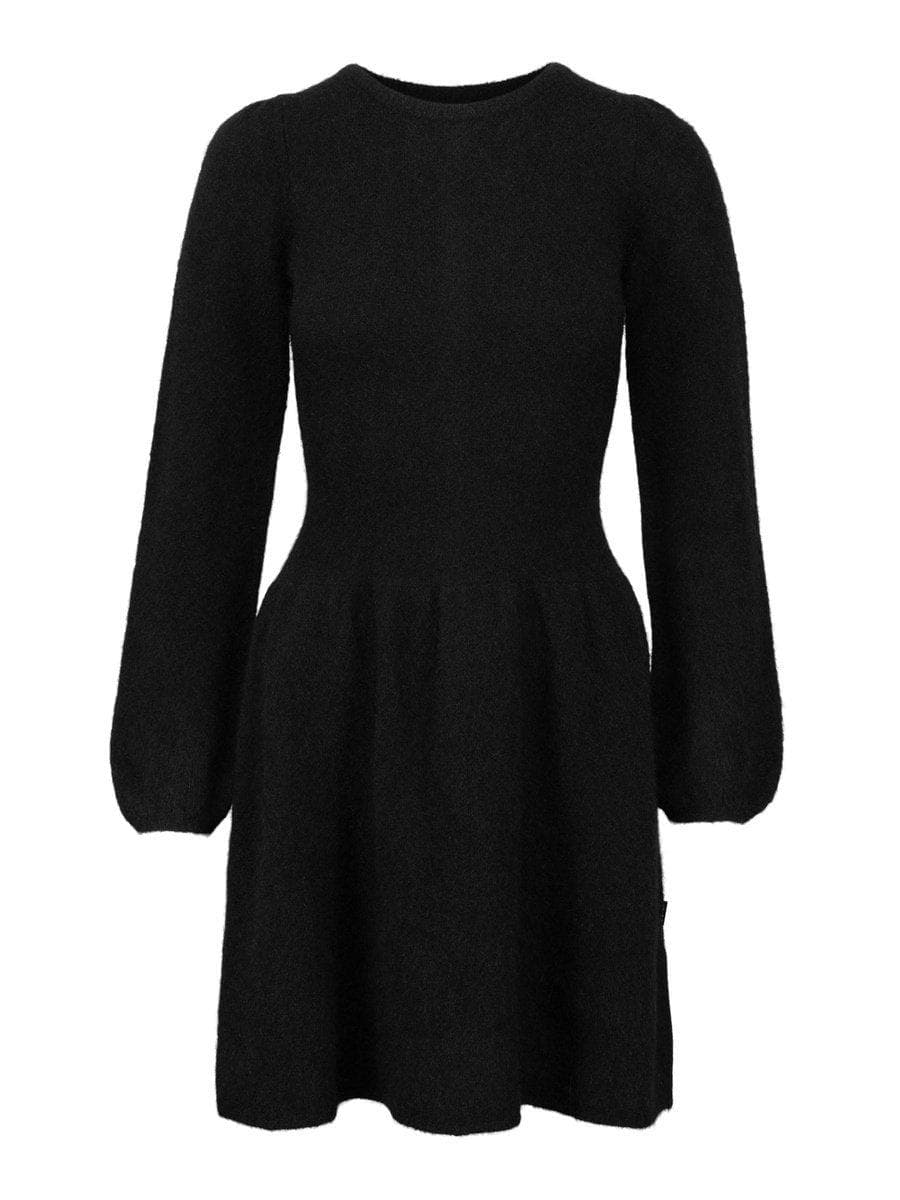 Cathy Alpaca Dress, Black