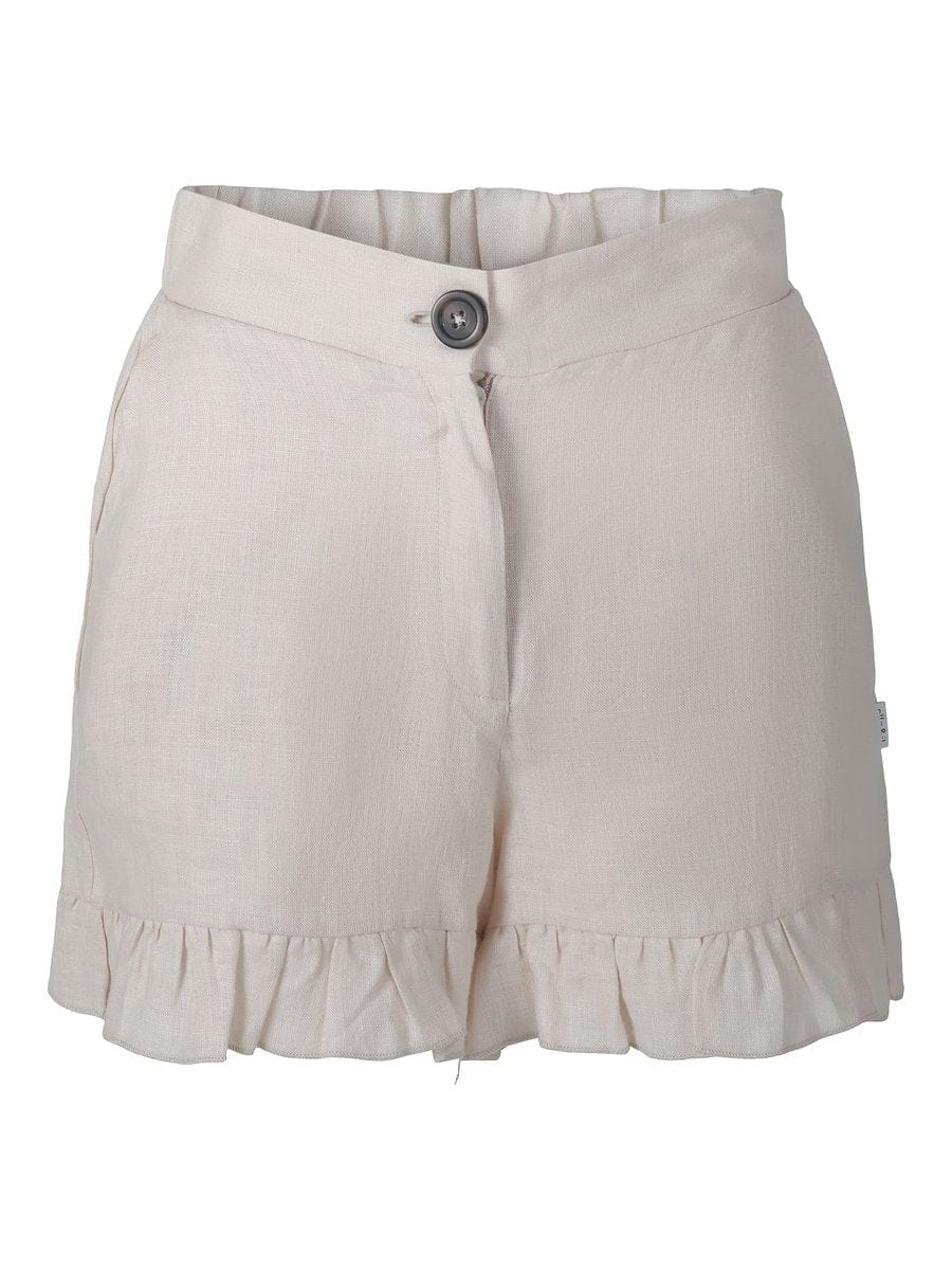 Mynthe linen shorts, Beige