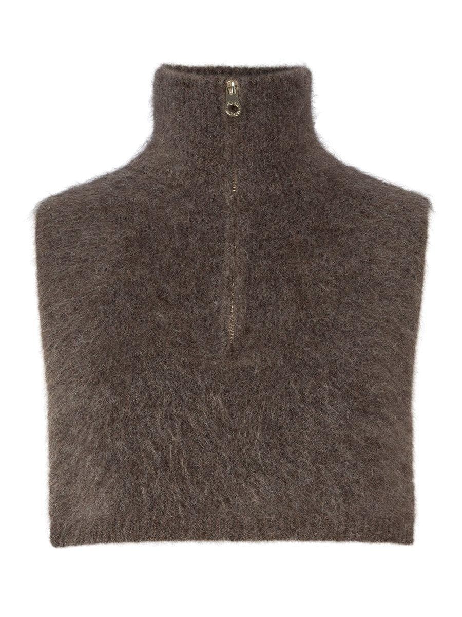 Belinda Chunky High Neck, Brown
