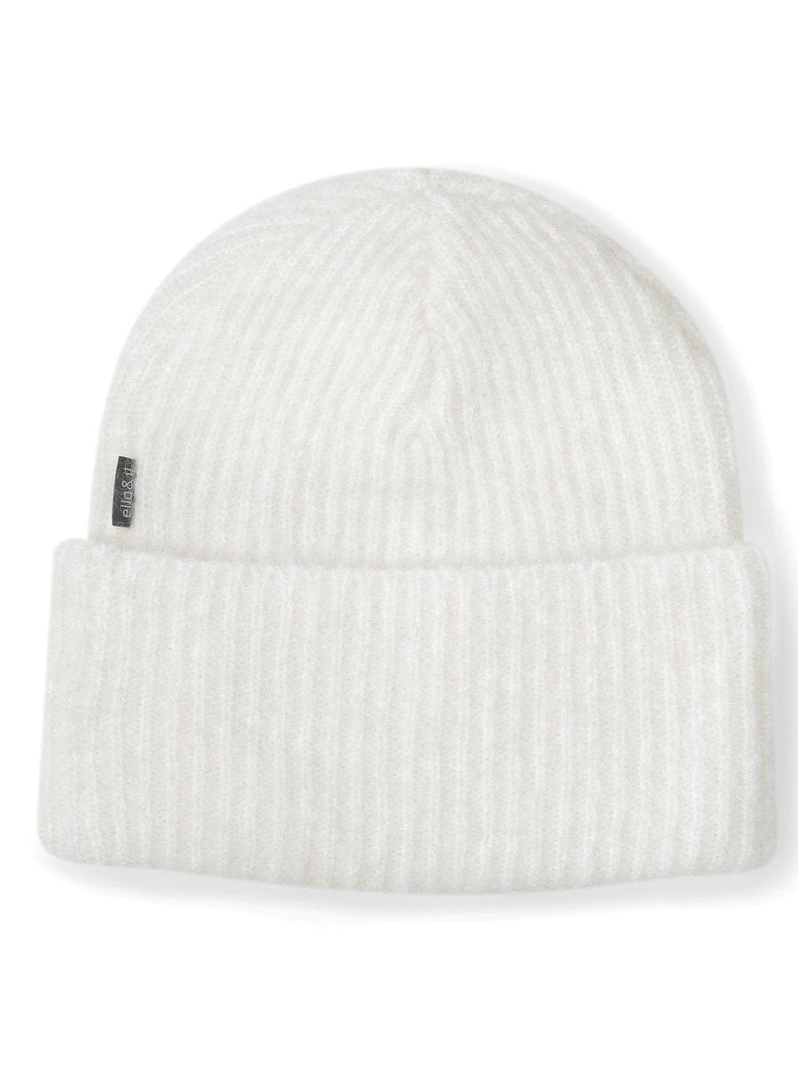 Silje Mohair Hat, White - Tråkk Inn