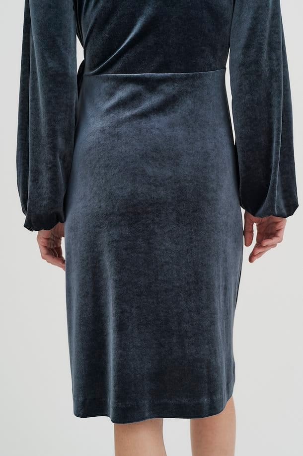 Goriel Jersey Dress, Marine Blue - Tråkk Inn